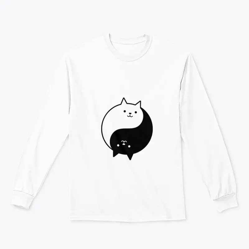 Ying Yang Cats | White and Black Cat 