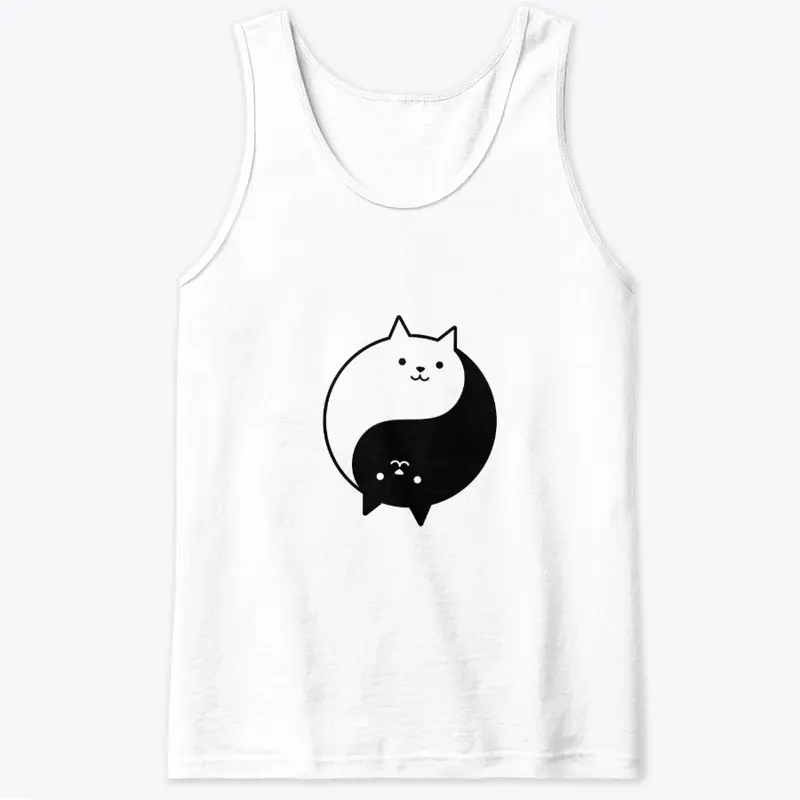 Ying Yang Cats | White and Black Cat 