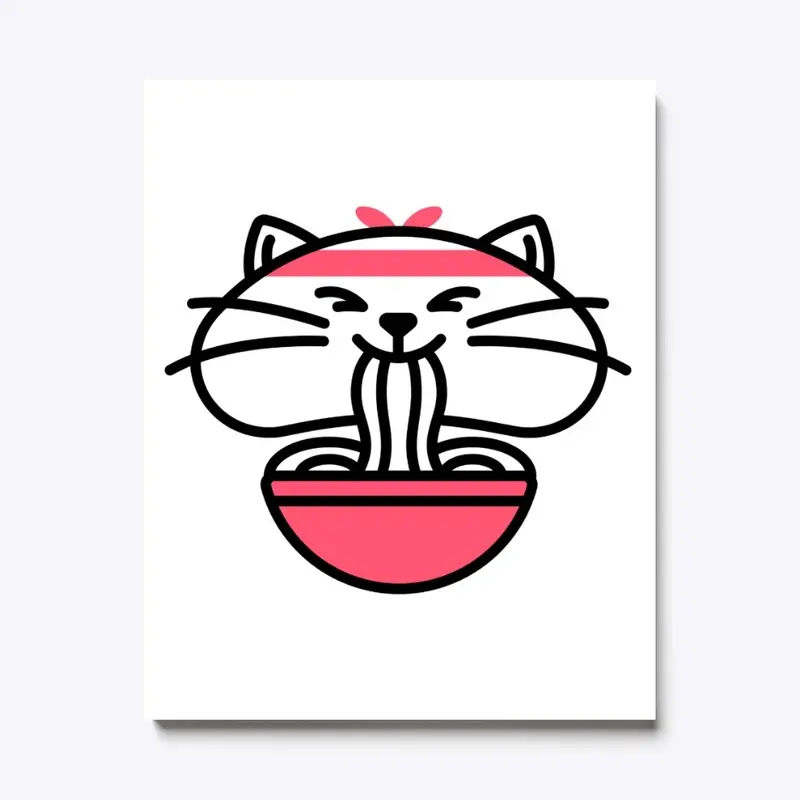 Cat Loves Ramen